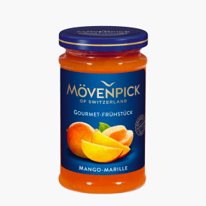 Mövenpick Gourmet-Frühstück Mango-Marille Fruchtaufstrich 250g Mövenpick Gourmet-Frühstück Mango-Marille Fruchtaufstrich 250g