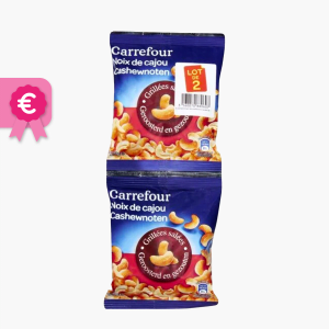 Noix de cajou non salées DACO BELLO : le sachet de 200 g à Prix Carrefour