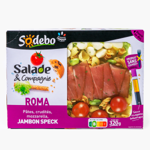 Sodebo - Salade Roma jambon speck (320g) Sodebo - Salade Roma jambon speck (320g)