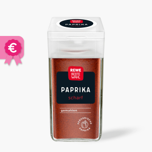 Rewe Beste Wahl Paprika scharf gemahlen 39g Rewe Beste Wahl Paprika scharf gemahlen 39g