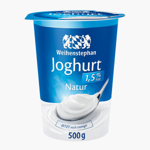 Weihenstephan Joghurt Mild 1,5% Fett. 500g
