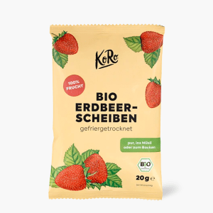KoRo Bio gefriergetrocknete Erdbeerscheiben 20g KoRo Bio gefriergetrocknete Erdbeerscheiben 20g