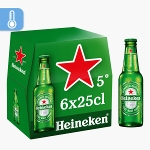 Heineken - Blonde 5° (6x25cl) Heineken - Blonde 5° (6x25cl)