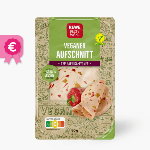 Rewe Beste Wahl Vegane Lyoner 80g Rewe Beste Wahl Vegane Lyoner 80g