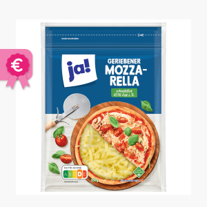 Ja! Mozzarella gerieben 250g Ja! Mozzarella gerieben 250g