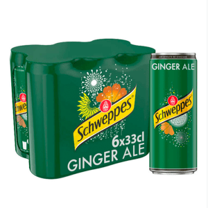 Schweppes - Pack x 6 - Ginger Ale (6x33cl) Schweppes - Pack x 6 - Ginger Ale (6x33cl)
