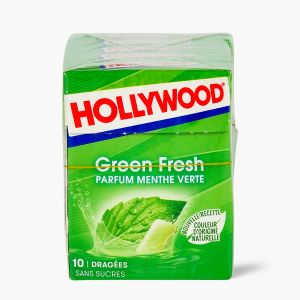 Chewing-gum sans sucres Power Fresh 10 pièces Hollywood - Kibo