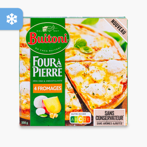 Pizza 4 fromages CARREFOUR CLASSIC' : la pizza de 450g à Prix