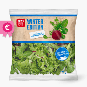 Rewe Beste Wahl Salatmischung Winter Edition 120g Rewe Beste Wahl Salatmischung Winter Edition 120g