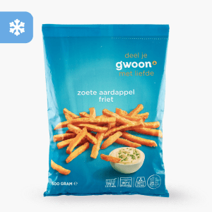 G'woon Zoete Aardappelfriet 600g G'woon Zoete Aardappelfriet 600g