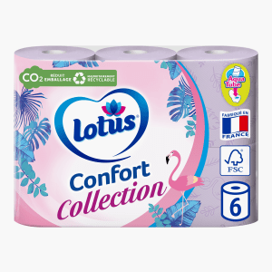 24 Rouleaux Lotus Confort Papier Toilette Blanc - Grossiste boissons,  boissons en gros avec ClicMarket