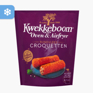 Kwekkeboom Oven Rundvlees Croquetten 4st 70g Kwekkeboom Oven Rundvlees Croquetten 4st 70g