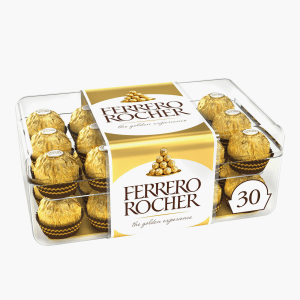 Ferrero rocher chocolat au lait noisette assortiment boîte de confiseries,  12 ea