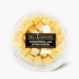 Deli Genuss Käsewürfel aus Altem Gouda 175g Deli Genuss Käsewürfel aus Altem Gouda 175g