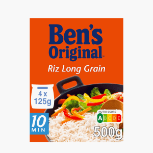 Riz micro-ondable au curry et aux légumes 2 min, Ben's Original (250 g)