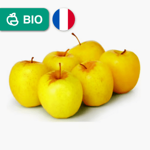 Pommes jaunes bio - 6 pce (France) Pommes jaunes bio - 6 pce (France)
