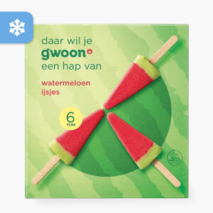G'woon Watermeloenijsjes 6 St. G'woon Watermeloenijsjes 6 St.