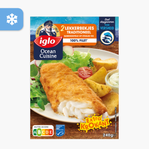 Iglo Lekkerbekjes traditioneel 240g Iglo Lekkerbekjes traditioneel 240g