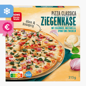 Rewe Beste Wahl Pizza Classica Ziegenkäse 315g Rewe Beste Wahl Pizza Classica Ziegenkäse 315g