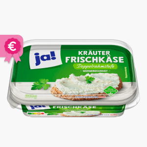 Ja! Frischkäse Kräuter 300g Ja! Frischkäse Kräuter 300g