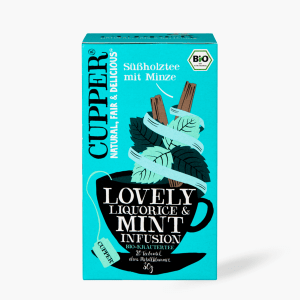 Cupper Bio Lovely Liquorice & Mint Infusion 30g (20 Beutel) Cupper Bio Lovely Liquorice & Mint Infusion 30g (20 Beutel)