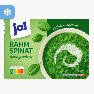 Ja! Rahmspinat 450g Ja! Rahmspinat 450g