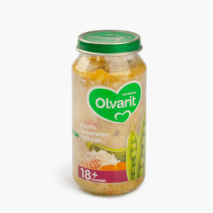 Olvarit Risotto Doperwten Kalkoen 18+ Maanden 250g Olvarit Risotto Doperwten Kalkoen 18+ Maanden 250g