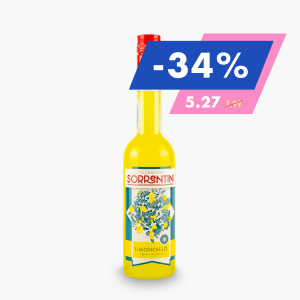 Sorrentini - Limoncello, liqueur à base de citron 24% (50cl) Sorrentini - Limoncello, liqueur à base de citron 24% (50cl)
