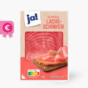 Ja! Delikatess-Lachsschinken 100g Ja! Delikatess-Lachsschinken 100g
