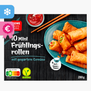 Rewe Beste Wahl 10 Mini Frühlingsrollen 280g Rewe Beste Wahl 10 Mini Frühlingsrollen 280g