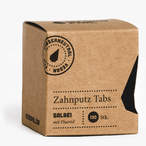 Zahnputztabs Hydrophil Salbei mit Fluorid 130 Stück Zahnputztabs Hydrophil Salbei mit Fluorid 130 Stück