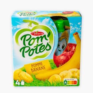 Pom'potes pomme nature x4 - Galeries Gourmandes