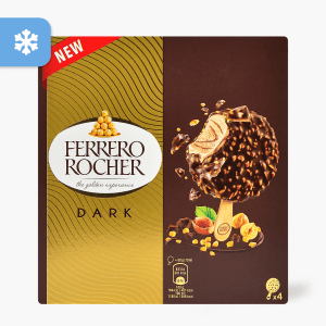 Ferrero Rocher - Glaces noisette chocolat au lait x4 (200g) commandez en  ligne avec Flink !