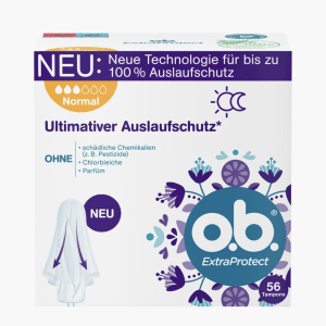 o.b. Tampon Normal Extra Protect 56 Stk. o.b. Tampon Normal Extra Protect 56 Stk.