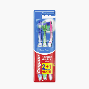 Colgate Zahnbürste Extra Clean 2+1 Stück Colgate Zahnbürste Extra Clean 2+1 Stück