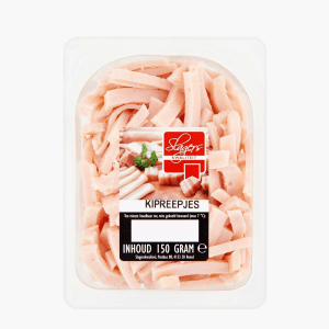 Slagerskwaliteit Kipreepjes 150g Slagerskwaliteit Kipreepjes 150g