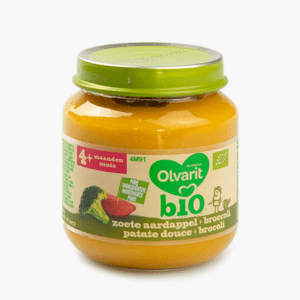 Olvarit Bio Zoete Aardappel Broccoli 4+ Maanden 125g Olvarit Bio Zoete Aardappel Broccoli 4+ Maanden 125g