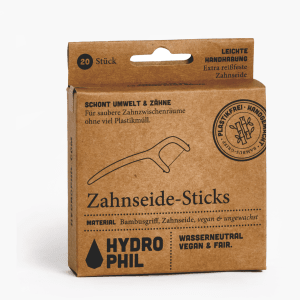 Hydrophil Zahnseide Sticks Bambus 20 Stück Hydrophil Zahnseide Sticks Bambus 20 Stück