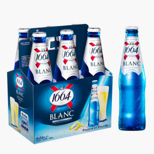 1664 - Pack x 6 - Bières blanches aux agrumes 5% (6x33cl)