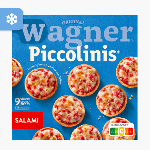 Original Wagner Steinofen Piccolinis Salami 270g (9 Stück) Original Wagner Steinofen Piccolinis Salami 270g (9 Stück)
