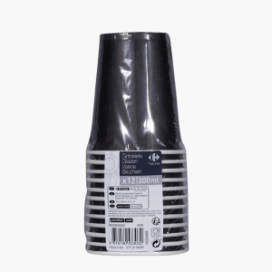 12 gobelets noir (20cl) 12 gobelets noir (20cl)