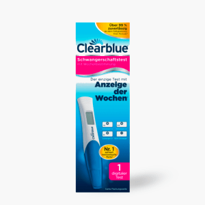 Clearblue Schwangerschaftstest Anzeige der Wochen Digital, 1 Stück Clearblue Schwangerschaftstest Anzeige der Wochen Digital, 1 Stück