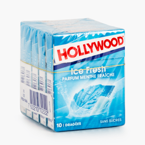 Chewing-gum sans sucres Hollywood Oral-B - parfum menthe verte