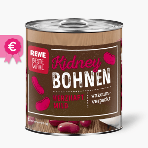 REWE beste Wahl Kidney Bohnen 145g REWE beste Wahl Kidney Bohnen 145g