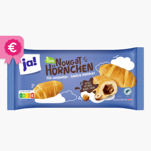 Ja! Nougat Hörnchen 5 Stk. 240g Ja! Nougat Hörnchen 5 Stk. 240g