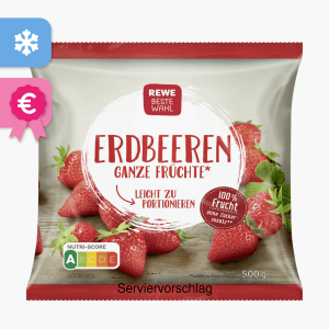 Rewe Beste Wahl Erdbeeren 500g Rewe Beste Wahl Erdbeeren 500g