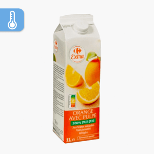 Jus d'orange 100% pur jus CARREFOUR EXTRA : la bouteille de 1L à Prix  Carrefour