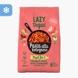 Lazy Vegan 2 Persoons pasta Bolognese 800g Lazy Vegan 2 Persoons pasta Bolognese 800g