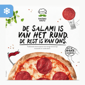 Gustavo Gusto Pizza Salami 460g Gustavo Gusto Pizza Salami 460g