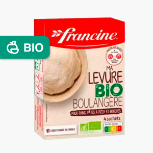 VAHINE Levure de boulangerie traditionnelle 6 sachets 6x8g pas